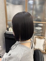 ヘアサロン ドットプラス 町田店(dot. plus) ぱっつんボブ/ばっさりカット/縮毛矯正ボブ/ボブ/町田/町田駅