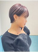 ハンサムショート/丸みショートボブ/20代30代40代50代/顔周り