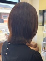 アンジュ 篠ノ井店(ange) 白髪ぼかし/レイヤースタイル/50代/60代