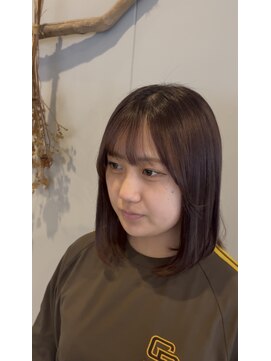 ニナル(Ninal) 就活、実習前の暗髪カラー増えてきてます(^ ^)