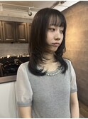 しっかり動きが出るレイヤーカット