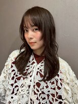 ブラウヘアアンドケア(care) 顔わまりレイヤー×ロング