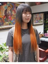 グッドフェローズ キタホリエ(GoodFellas kitahorie) 透明感グラデーションで魅せるレイヤーロングハイトーン艶感