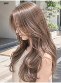 韓国風レイヤー×ヘーゼルベージュ
