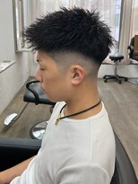 アメリ(AMELIE)&nbsp;【児玉楽人】直毛で短髪はコレで解決！ツイストピンパーマ
