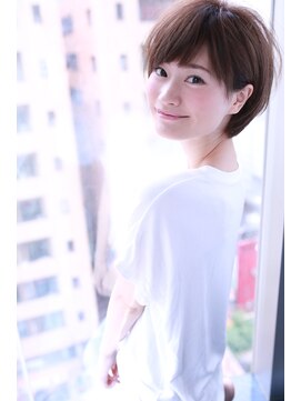 クラウドゼロ(Cloud zero) 大人かわいいモーブカラー小顔ショートボブ【Cloud zero】