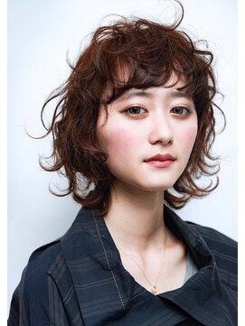 ブルー ヘアーメイク(Blue Hair Make) スモーキーカッパーブラウン