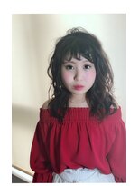 ヘアースペース オブジェ(Hair Space Objet) ミディアムガーリースタイル