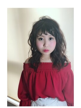 ヘアースペース オブジェ(Hair Space Objet) ミディアムガーリースタイル