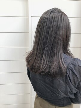 ネオリーブ アンド 渋谷店(Neolive &) 【Neolive & 渋谷店】暗いけど透明感のあるブルージュミディ