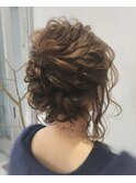 三つ編みルーズスタイル