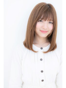 カバーヘア ブリス 北浦和(COVER HAIR bliss) オンブレピンクラベンダーのワンカール小顔セミディY北浦和