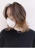 くすみベージュ秋色オリーブカラー_ba328991