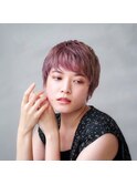 スッキリ小顔ショートレイヤー