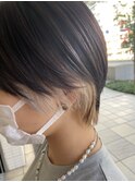 インナーカラーホワイトベージュ