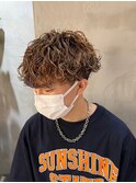 メンズパーマ/ツイストスパイラル/波巻き