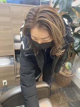 ソウバイジョージ(Sow by George) Takumiスジ感ハイライトデザインカラー10代20代30代福岡博多天神