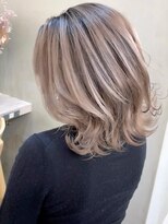 ロンドシエル 横浜(Lond ciel)&nbsp;ダブルカラー韓国顔周りハイトーン×ショコラアッシュ【横浜】