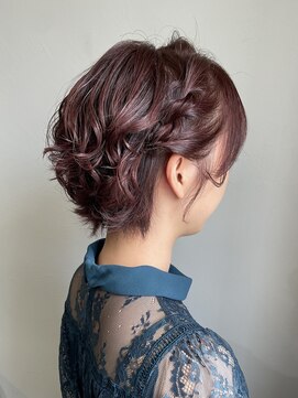 ロットアニバース(lott annibirth) 【髪質改善】ショートヘアアレンジ@SARASA