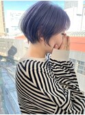ショートボブ / ラベンダーカラー