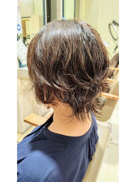 ヴィサージュファイン(VISAGE fine) ウルフショート パーマ ミセス ウルフパーマ