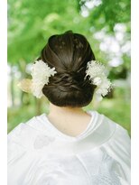 美容室 びゃんびゃん 社店&nbsp;シニヨンヘア/結婚式/結婚前撮り