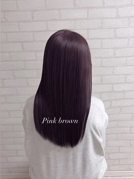 ヘアースタジオ シーオーイー(hair studio C-O-E) 秋にぴったりピンクブラウンカラー