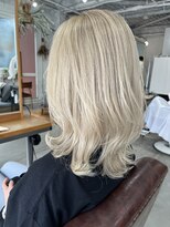 アオゾラヘアーカミノウラ(AOZORA HAIR kaminoura) ホワイトブロンド
