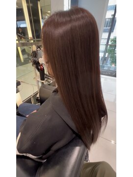 エアー 銀座タワー(AIR) プレミアムケアカラー/髪質改善/美髪/明るい白髪染め【榛葉】