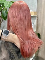 ロウル 渋谷(LOWRL)&nbsp;チェリーレッド/ケアブリーチカラー/水素トリートメント