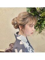 ヘアーズ ラブリージョブリー(hair's Lovely Jubbly) 【横田】ダブルシニヨン浴衣ヘア