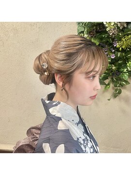 ヘアーズ ラブリージョブリー(hair's Lovely Jubbly) 【横田】ダブルシニヨン浴衣ヘア