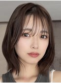ショートボブ/フルバング/イメチェン/似合わせカット