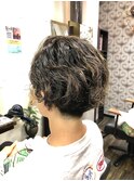 ハイライトを活かしたパーマ