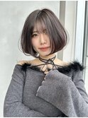 ブリーチ1回 "透明感グレージュ"