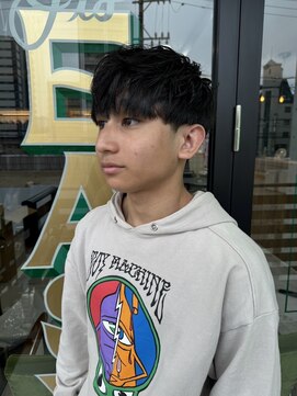 ザスーツブラザーズ(THE SUITS BROTHERS) MEN'SHAIRウルフカルマパーマメンズショートイージーパーマ