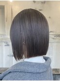マッシュショート丸みショート黒髪ショートベリーショート40代