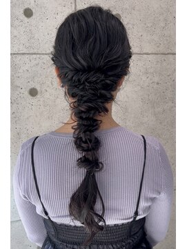 バンクスヘアー(BANK'S HAIR) ゆるふわニュアンス編みおろし