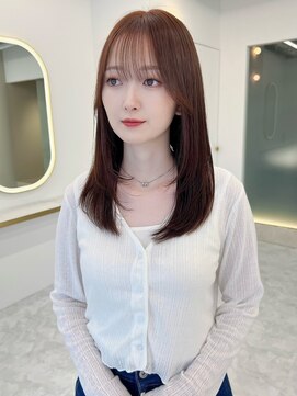 エトワール バイ ヴィンス(etoile by vince) 大人っぽレイヤーカット/オレンジブラウンカラー