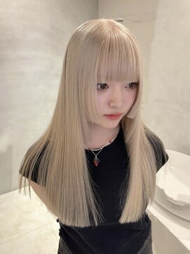 ペレ アネックス 大阪梅田茶屋町店(PELE ANNEX) くびれヘア/アプリコットオレンジ/夏のヘアアレンジ/梅田