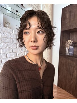 ダブ ダイカンヤマ(DaB DAIKANYAMA) DaB代官山ボブパーマ黒髪パーマショートボブパーマ渋谷