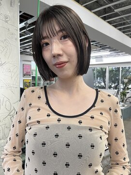 髪と音処 マトペ アッシュベージュカラー