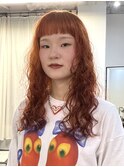 くすみオレンジ/オレンジカラー