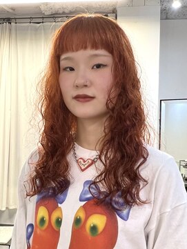 くすみオレンジ/オレンジカラー