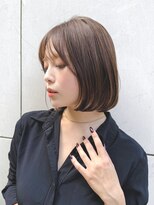 トルネード(TORNADO)&nbsp;大人ミニボブ前髪インナーカラーアッシュグレージュK20251124