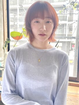 リッカ(RICCA) 大人ガーリー/ダークアッシュ/ミディアムレイヤーカット/恵比寿