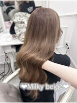 リルミー ミュエナ 大須 矢場町(Lilme myuena)&nbsp;ブリーチあり ミルキーベージュ♪
