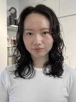 ロンドアンメゾン 原宿(Lond un Maison.)&nbsp;韓国顔周り/ハイレイヤカット/ミディアムレイヤーカット/0120