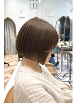 ロンド レグリーズ 立川(Lond leglise) ミニボブレイヤー/レイヤーカット/ダークアッシュ/顔周り/立川
