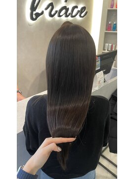 ソワン ドゥ ブレス 今里店(soin de brace) 髪質改善カラー　ダークブラウン